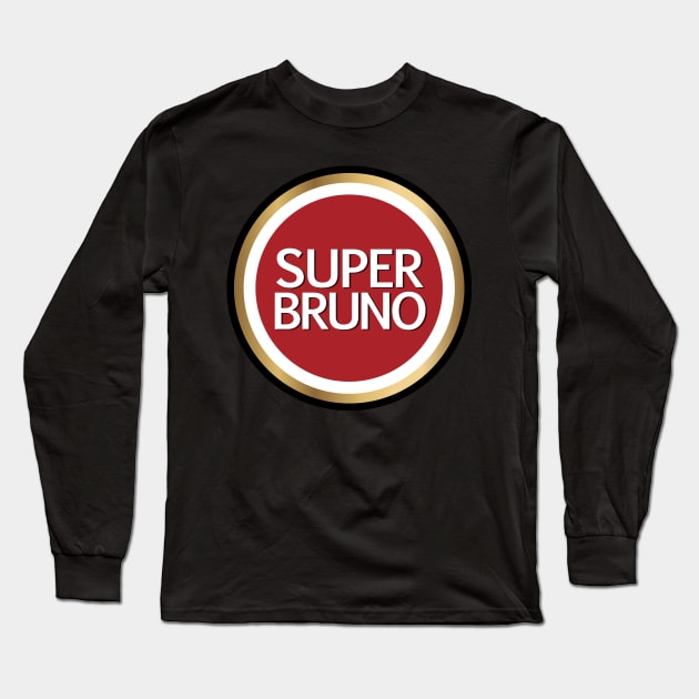 Super Bruno Long Sleeve T-Shirt by Confusion101